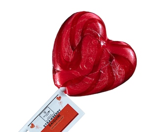 Strawberry Daiquiri Heart Lollipop - Valentine's Candy Gift
