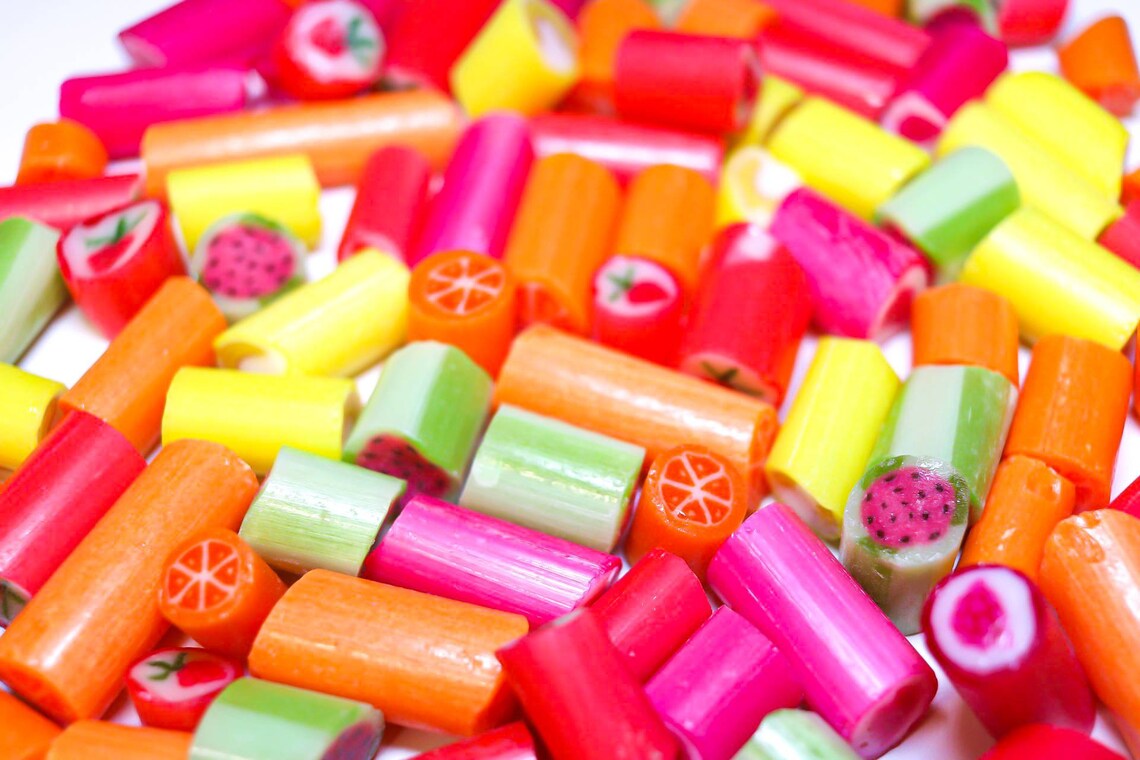 Traditional Fruit Rock Candy Christmas Gift Secret Santa Etsy UK