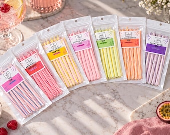 Alcoholic Candy Stirrers | Cocktail Drink Stirrers | Gin Stirrers | Boozy Sweets