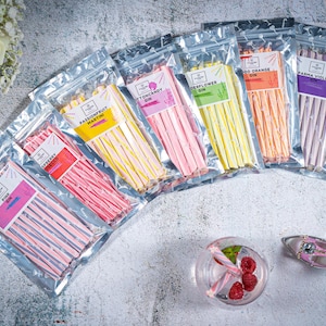 Agitateurs pour boissons sucrées alcoolisées - bâtonnets de cocktail végétaliens faits main - cadeau pour elle - cadeau valanétine - cadeau galentines - cadeau de fête des mères