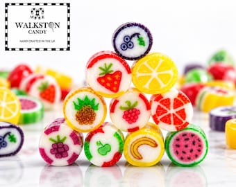 Fruit Rock Candy | Traditional Boiled Sweets | Handmade Fruit Sweets | 150g