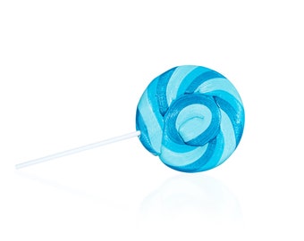 Blue Lollipops Swirly Lollies Lolly Rock Candy Sweets Party Favour Cake Toppers Baby Shower Cake Decorations