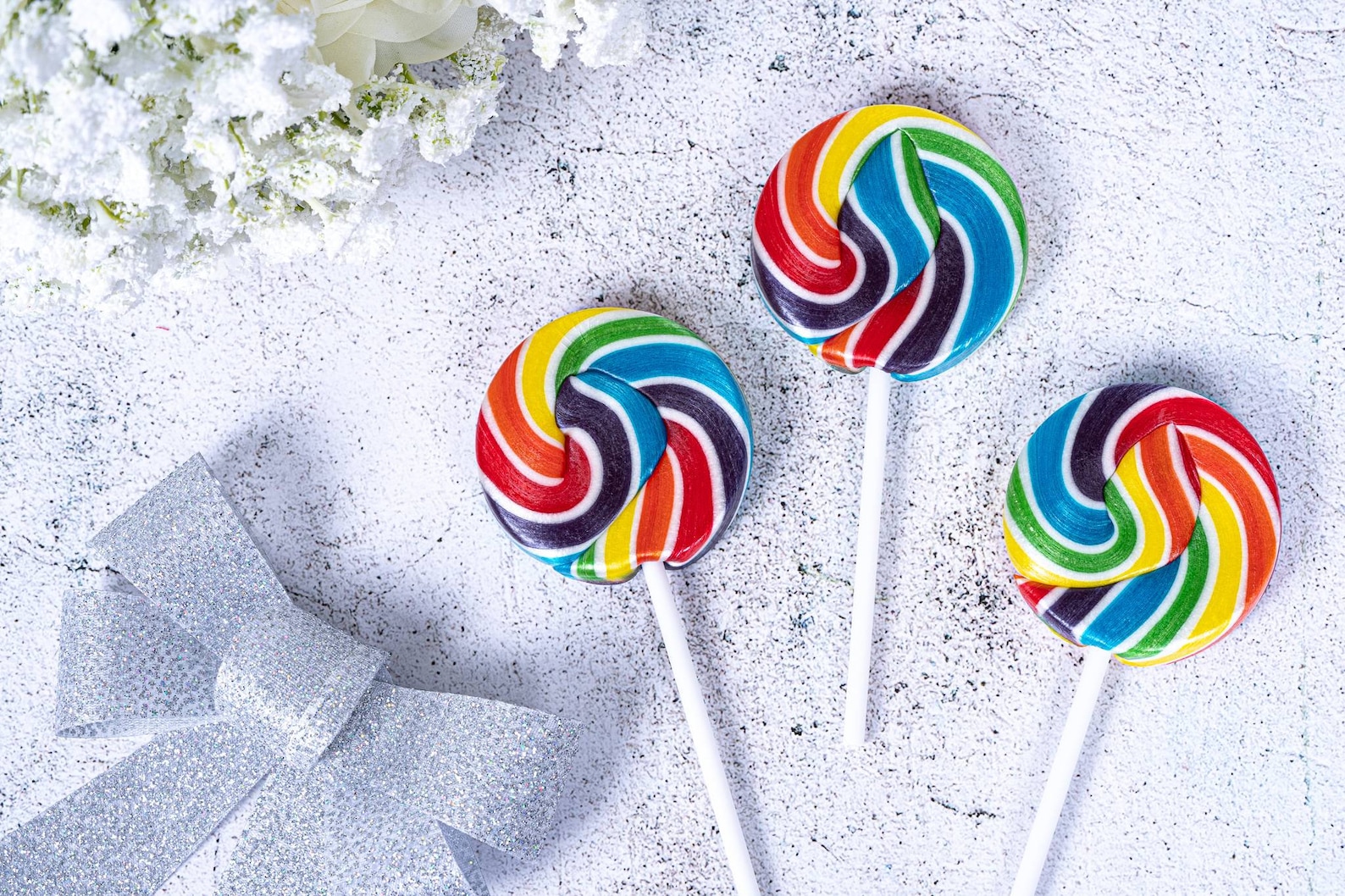 Rainbow Love Heart Lollipops Candy Lollies Love Heart Etsy