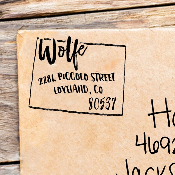 Return Address Stamp Etsy