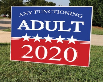 Funny Political Sign Etsy