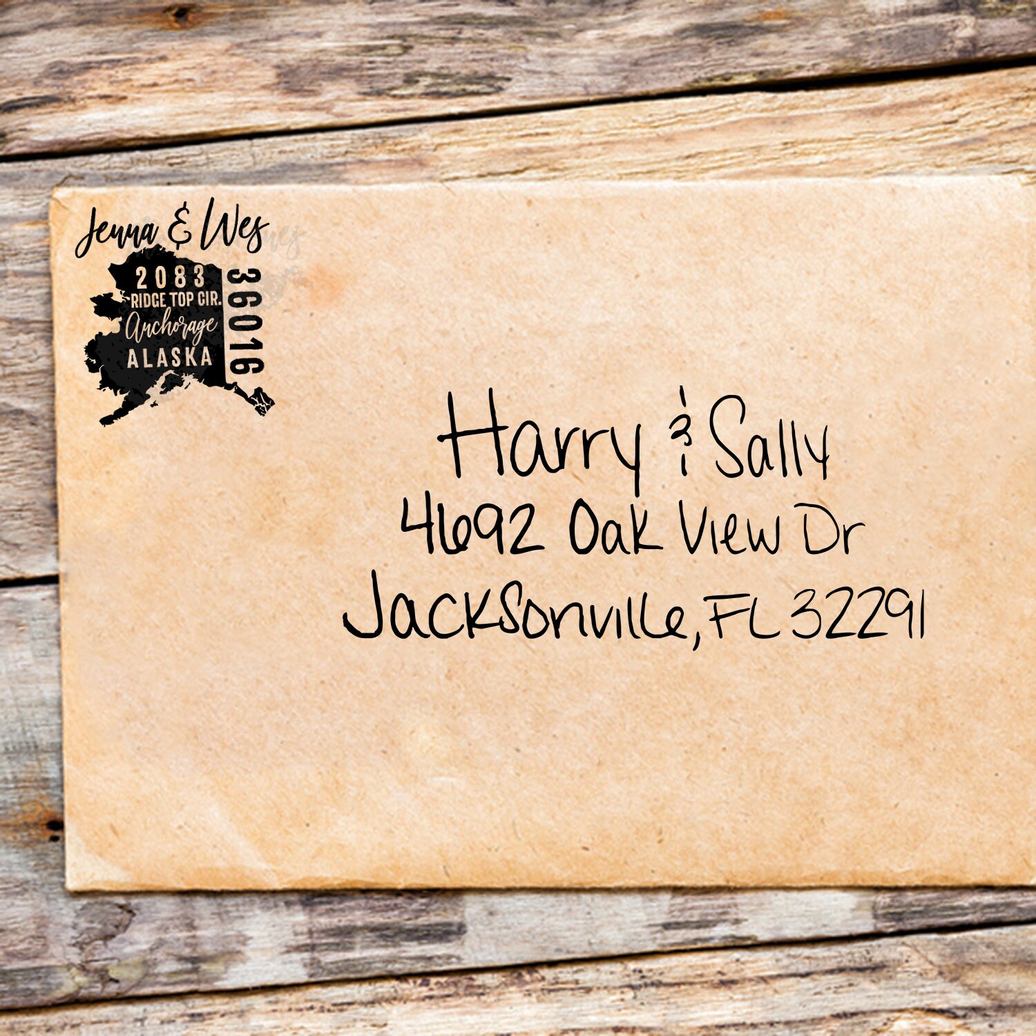 Custom Alaska Return Address Stamp Personalized Self Inking Etsy