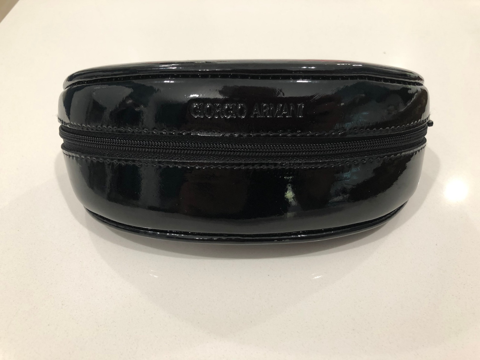 Vintage Armani black glossy sunglasses case very rare Etsy