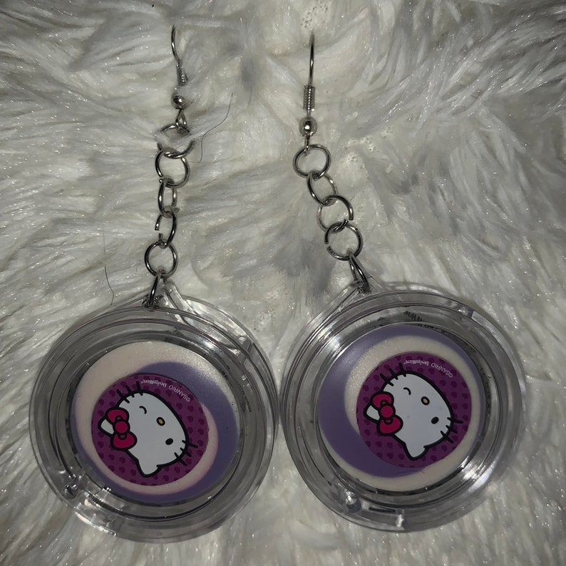 NEW V3 Hello Kitty Lip Gloss Earrings Etsy