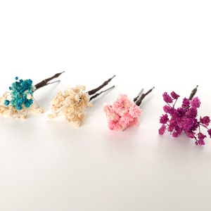 Corsage paniculata hairpins, hairpins with flowers, bridal hairpins, hairpins for guests at weddings, communions or baptisms