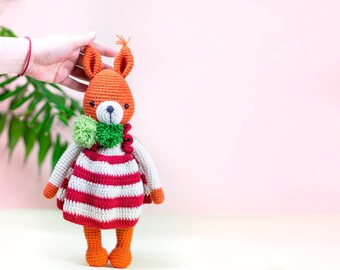 large stuffed squirrel