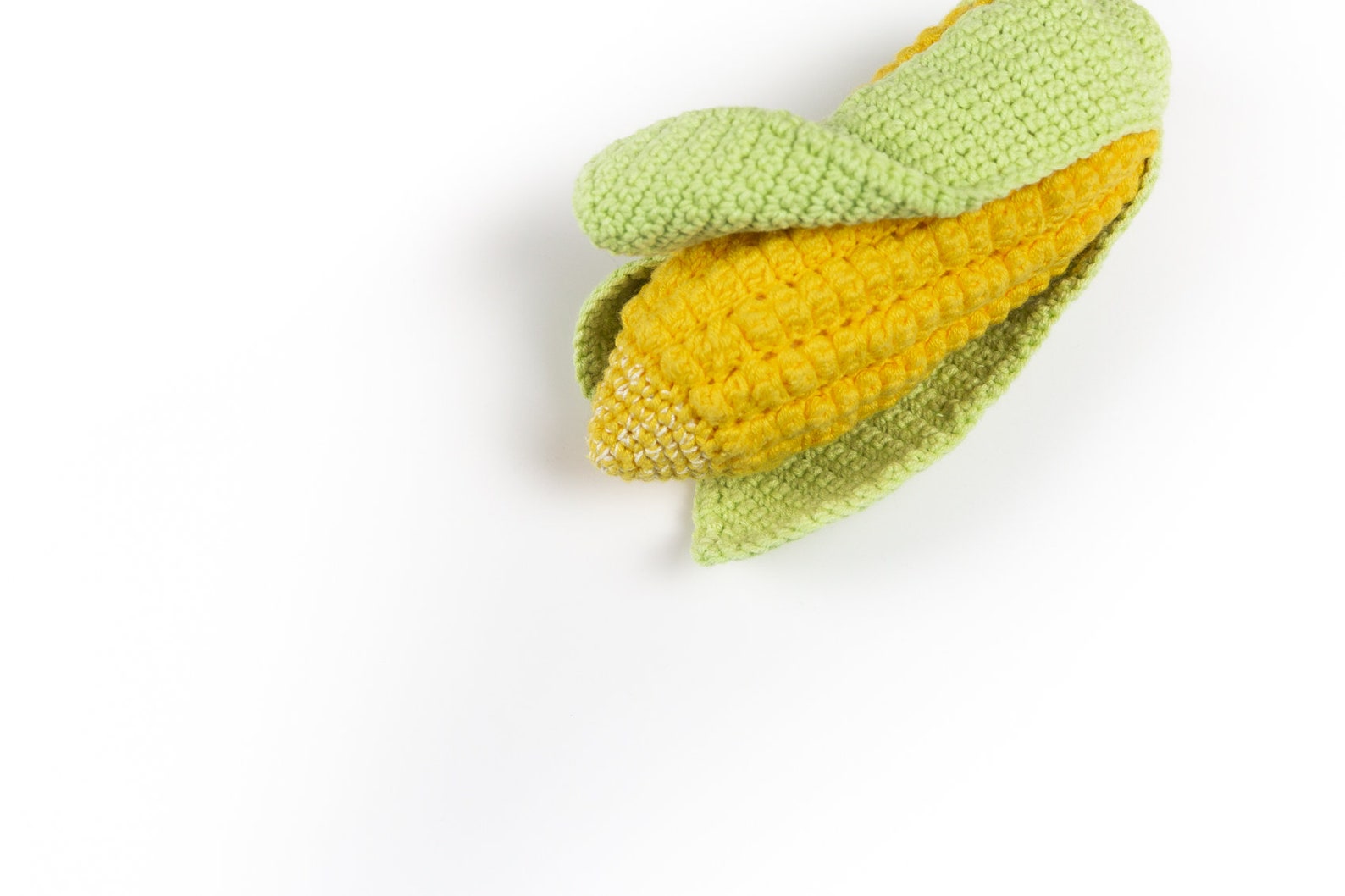 Corn toy stuffed corn knitted corn play food for kids Etsy