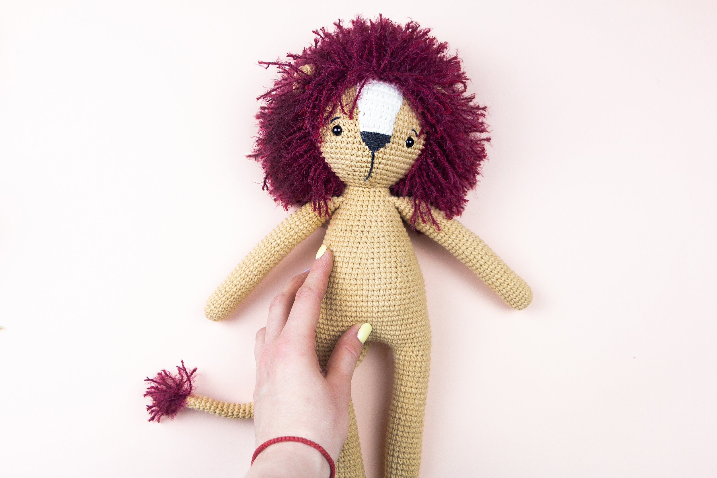 Lion toy large stuffed lion animal toy jungle animals toy Etsy