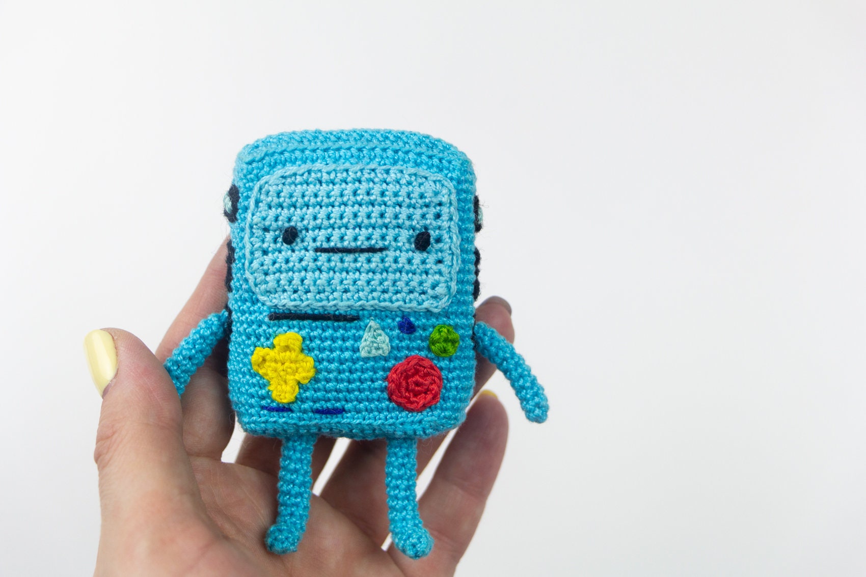 BMO adventure time toy adventure time gift hand knit toy BMO | Etsy