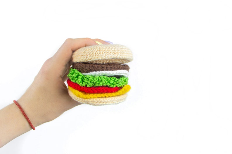 Burger toy cheeseburger fast food toy hamburger toy fake food Etsy