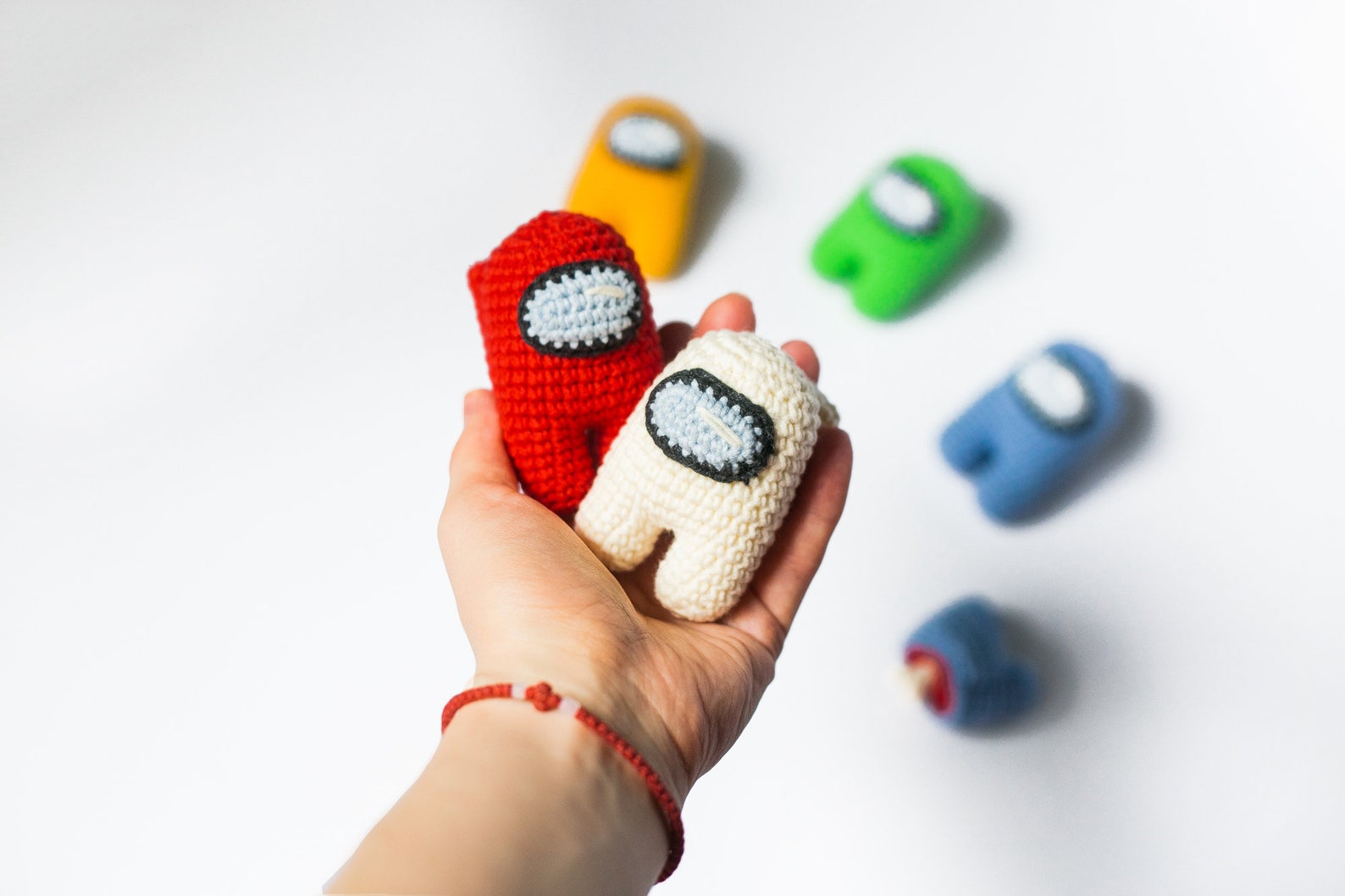 Among Us Plush Keychain Imposter Plush Among Us With Hat Among Etsy