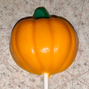 One Dozen (12) Halloween Pumpkin Chocolate Pop