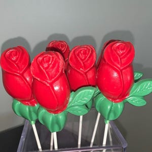 One Dozen Red Chocolate Roses