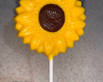 One dozen Sunflower Chocolate Pop