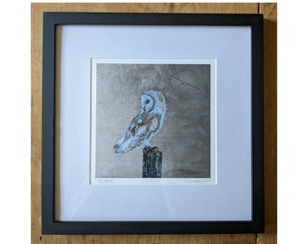 Framed Owl Giclee Print