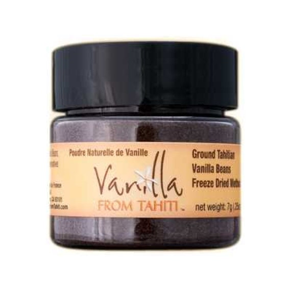 Ground vanilla bean powder