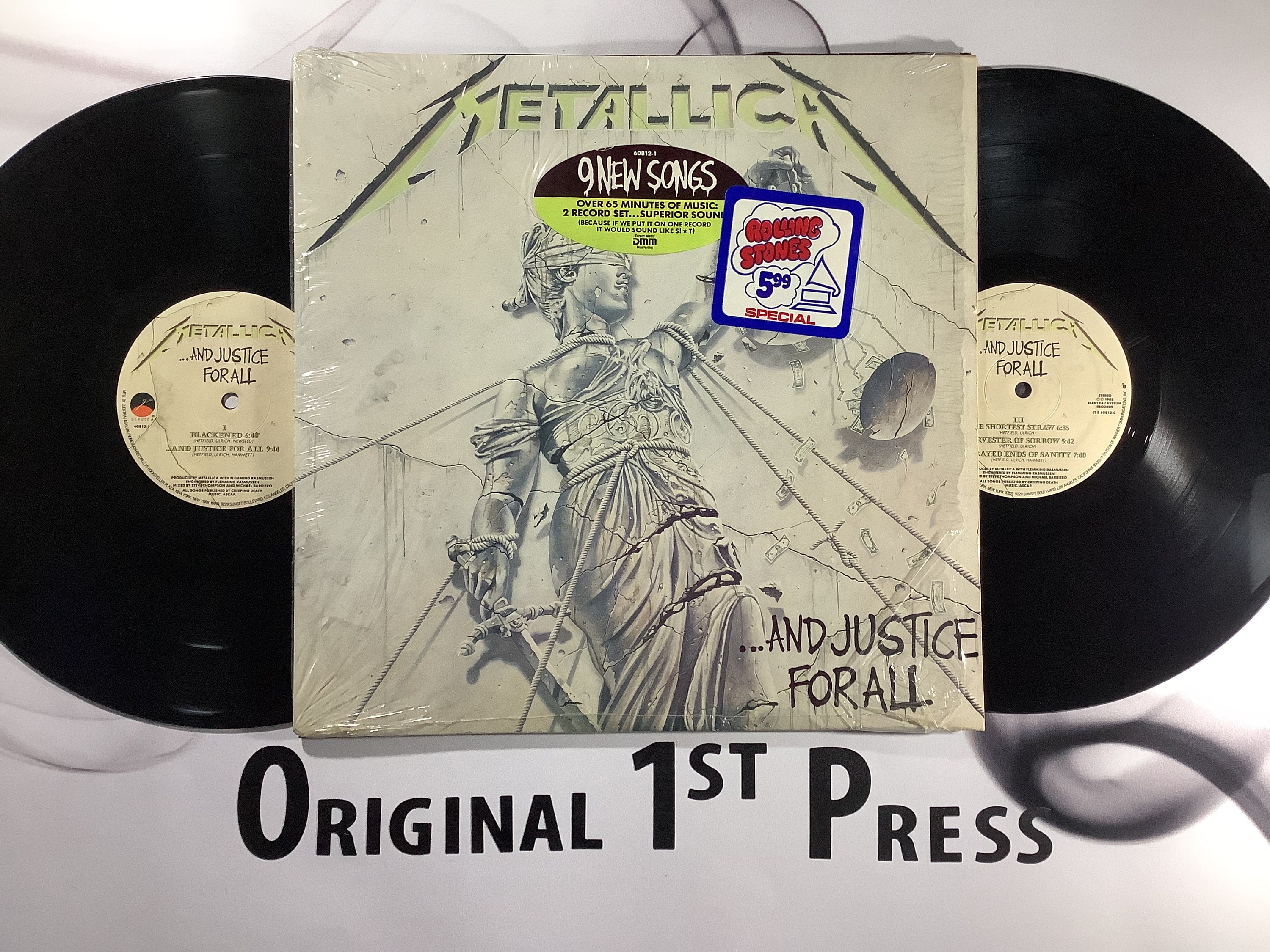 Metallica- and justice for all Lp. Original First press. - Music