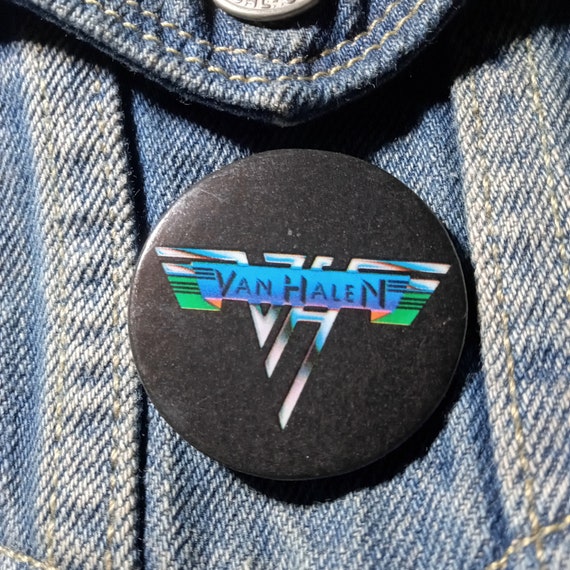 Vintage VAN HALEN pin! Authentic 80s nostalgia - image 1