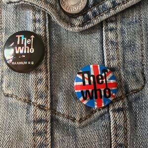 The Who vintage 1980s pins from Mad Mona collection