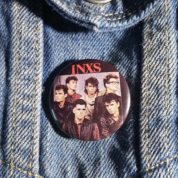 Vintage INXS pin! Buy 3 Get 4th FREE Kick - image 1