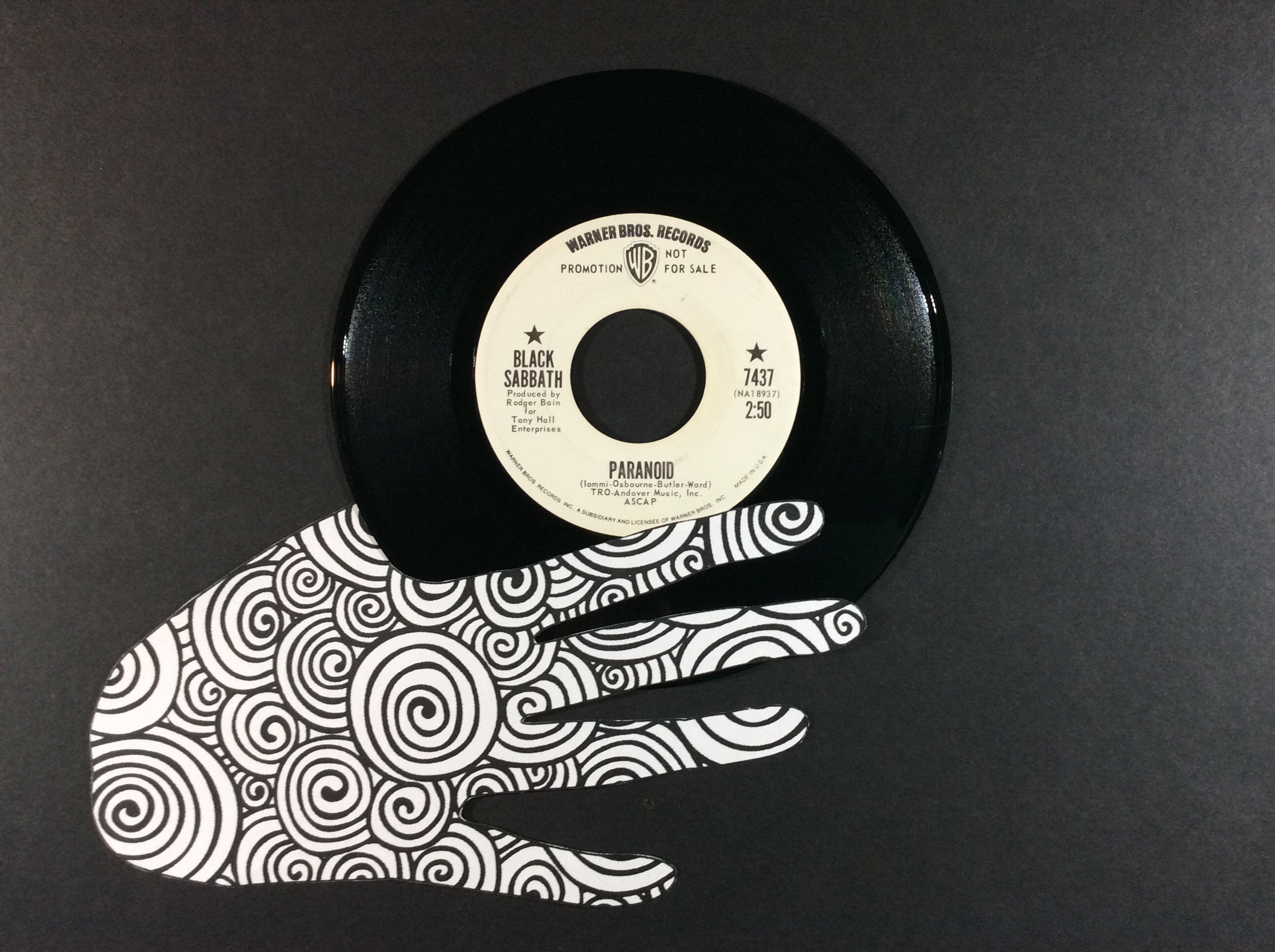 BLACK SABBATH Paranoid 45 Vinyl Record Album - Etsy Norway