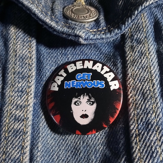 Vintage PAT BENATAR pinback rare and hard to find 