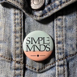 Simple Minds vintage 1980s pin from Mad Mona collection Breakfast Club