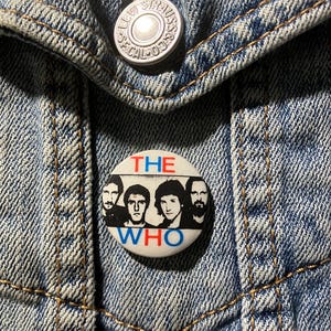 The Who vintage 1980s pin from Mad Mona collection Mod