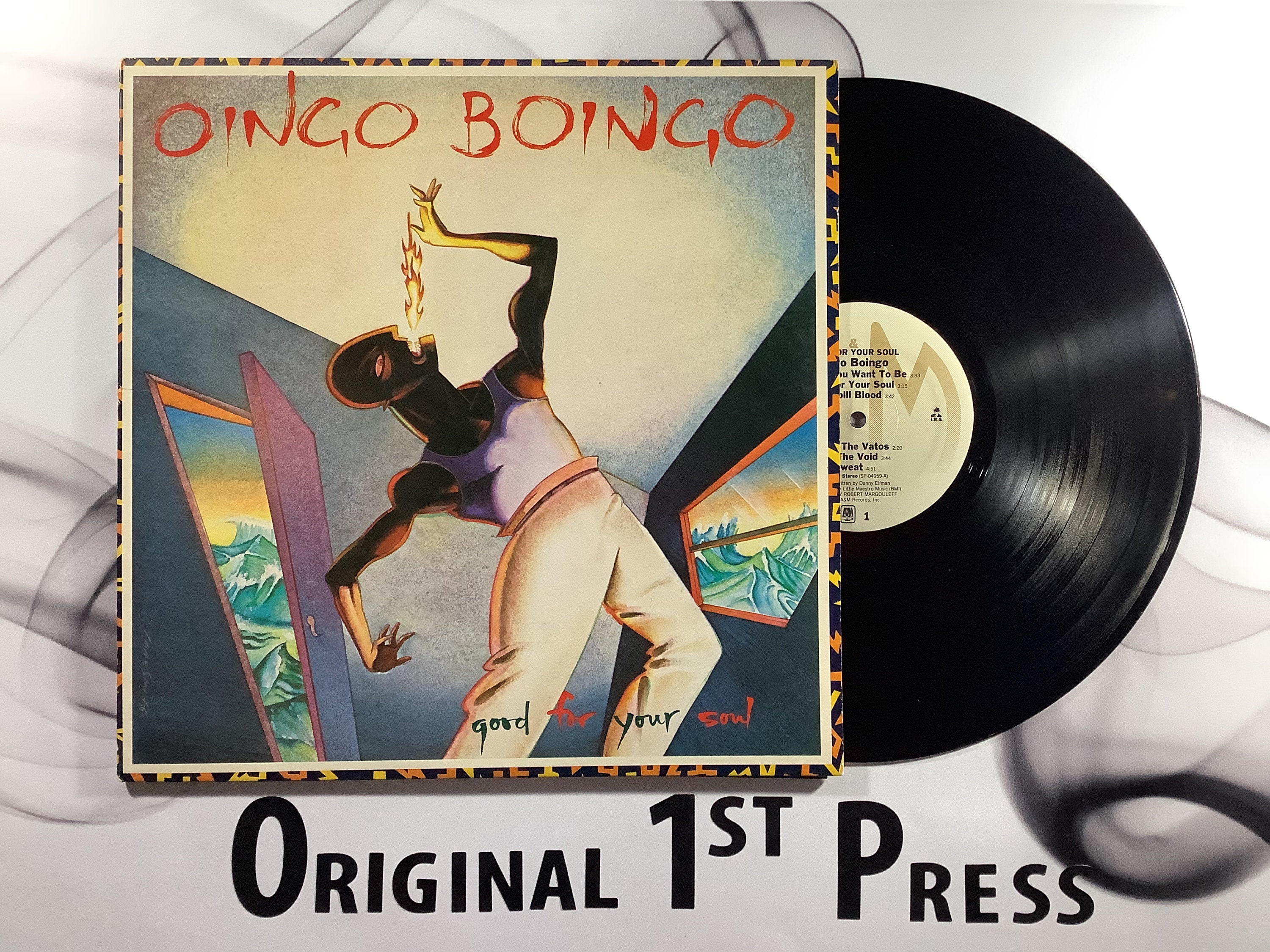 OINGO BOINGO Good for Your Soul LP Original Vinyl Record Album Etsy Israel