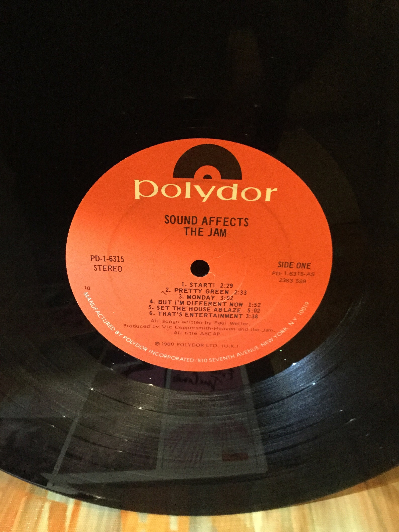 The JAM Sound Affects LP original vinyl record Etsy