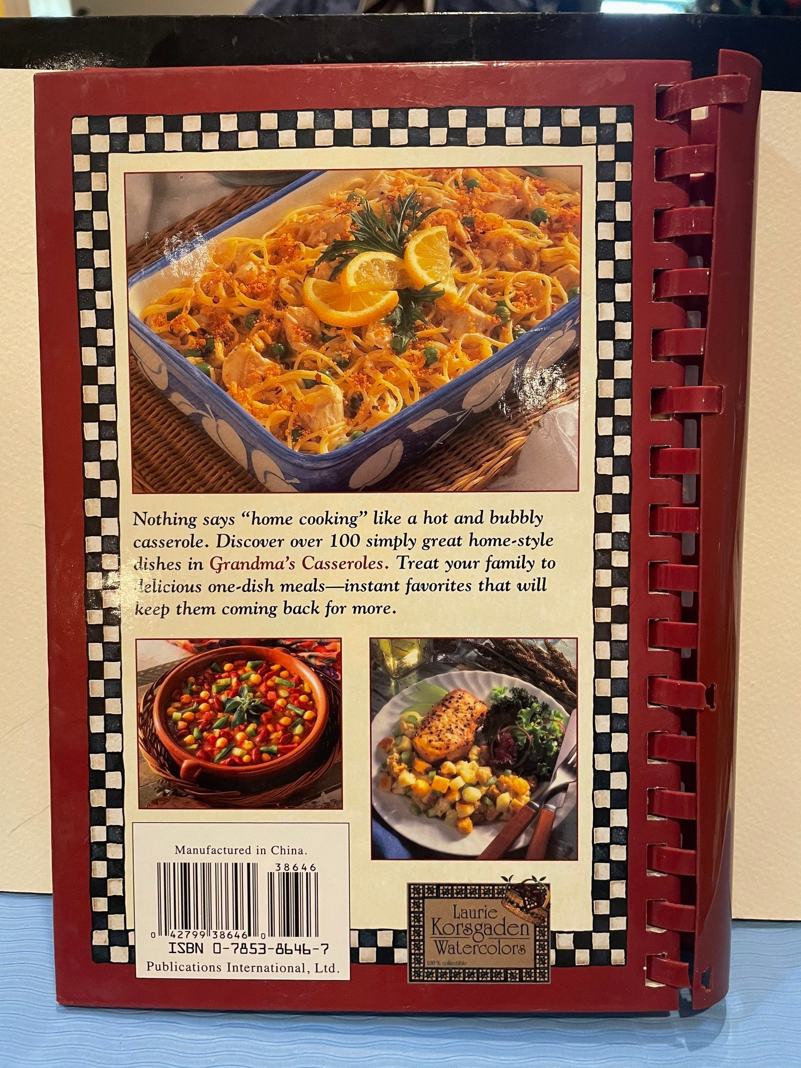 Hardcover Grandmas Casseroles Cookbook Etsy