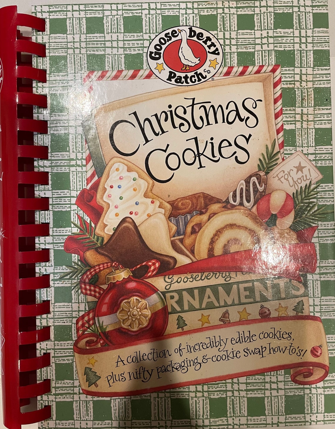 Gooseberry Patch Cookbook christmas Cookie Jar or Christmas Etsy