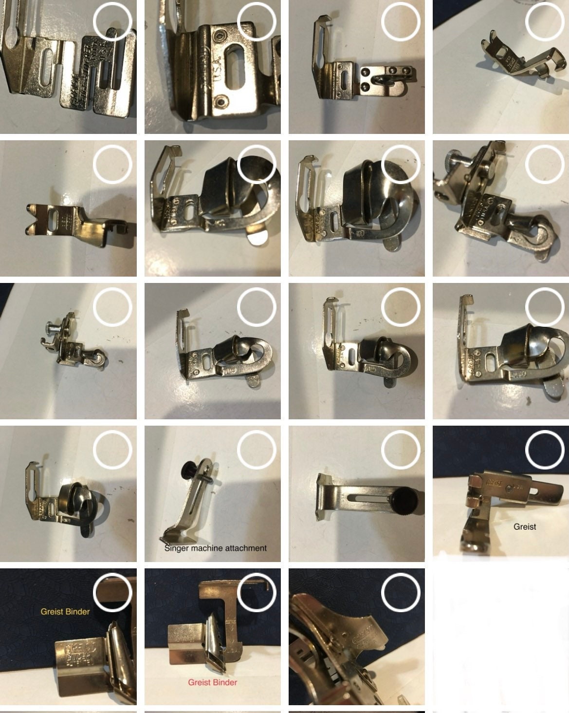 Greist Sewing Machine Attachments Etsy