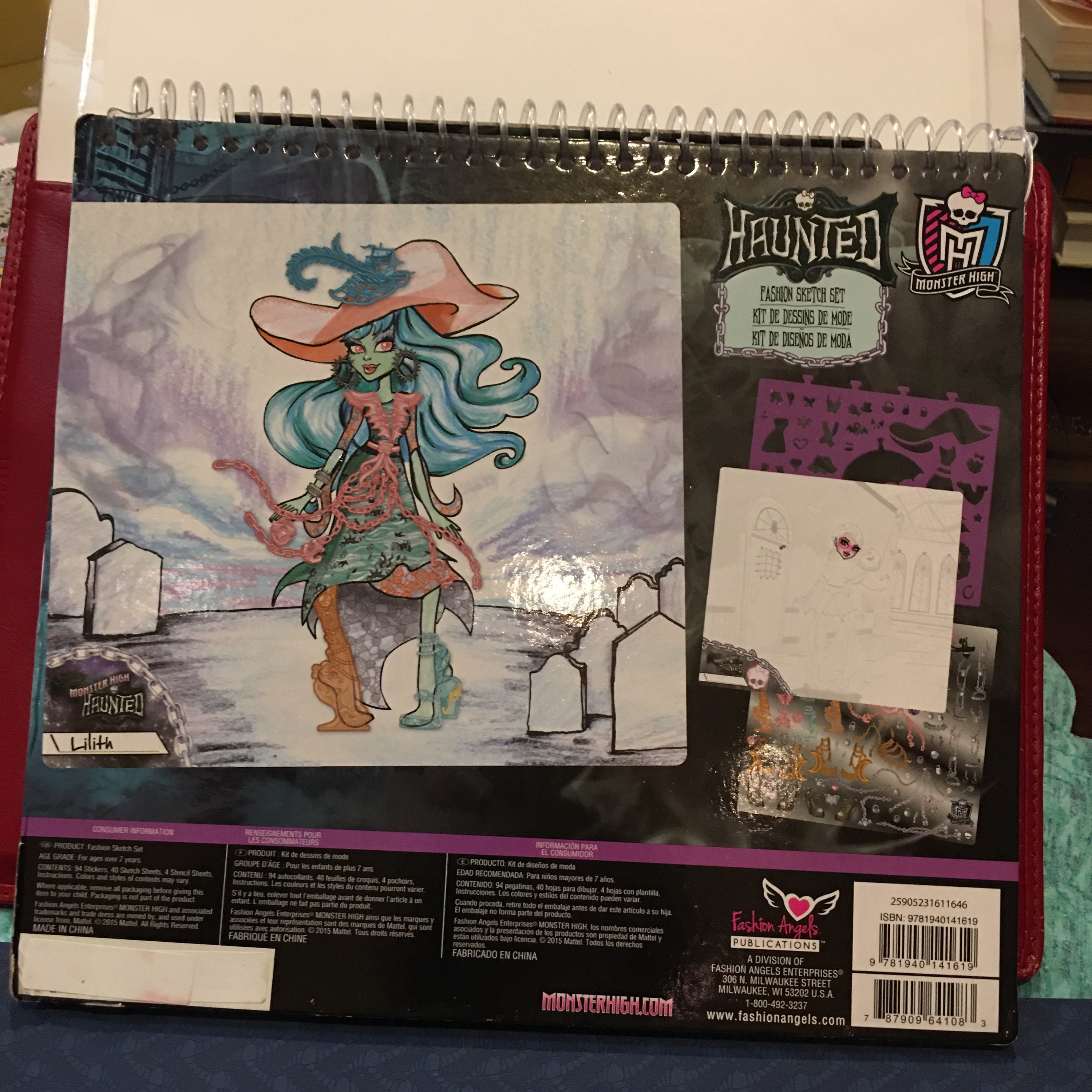 Monster High Fashion Sketch Kit Book | Etsy