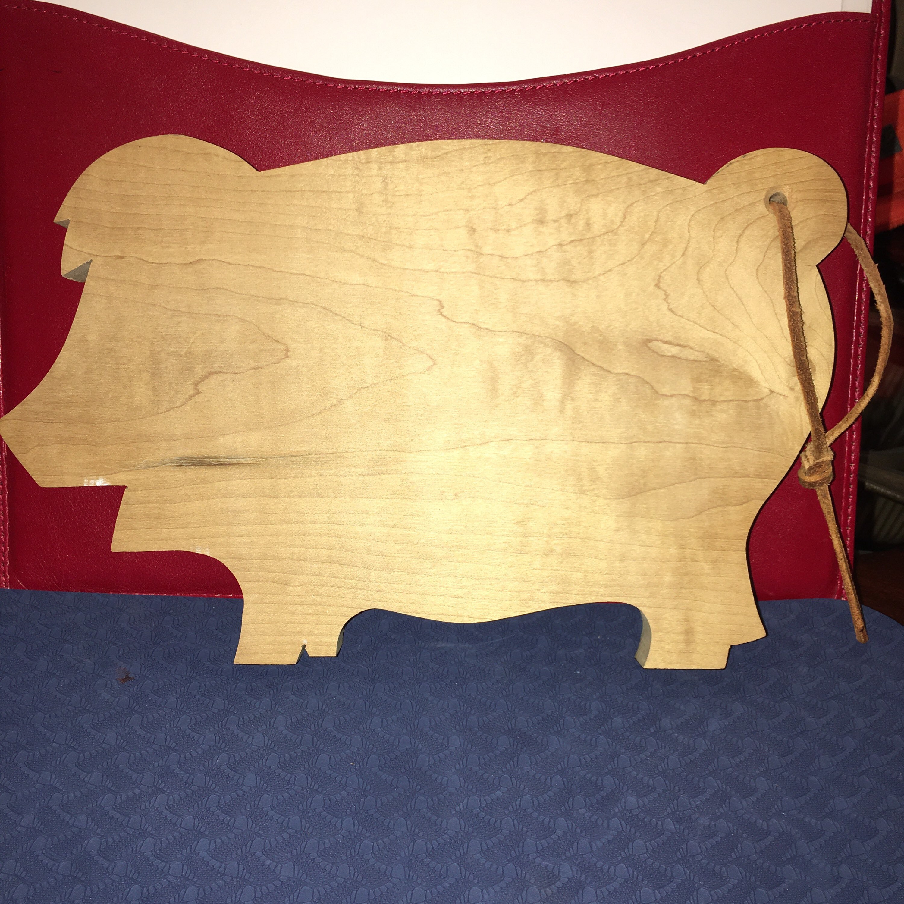 Solid Wood Pig Cutting Board Etsy
