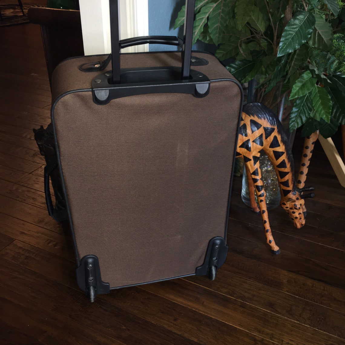 Protocol Rolling Luggage Carry On Etsy