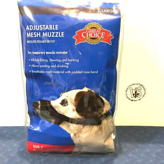 great choice adjustable mesh muzzle