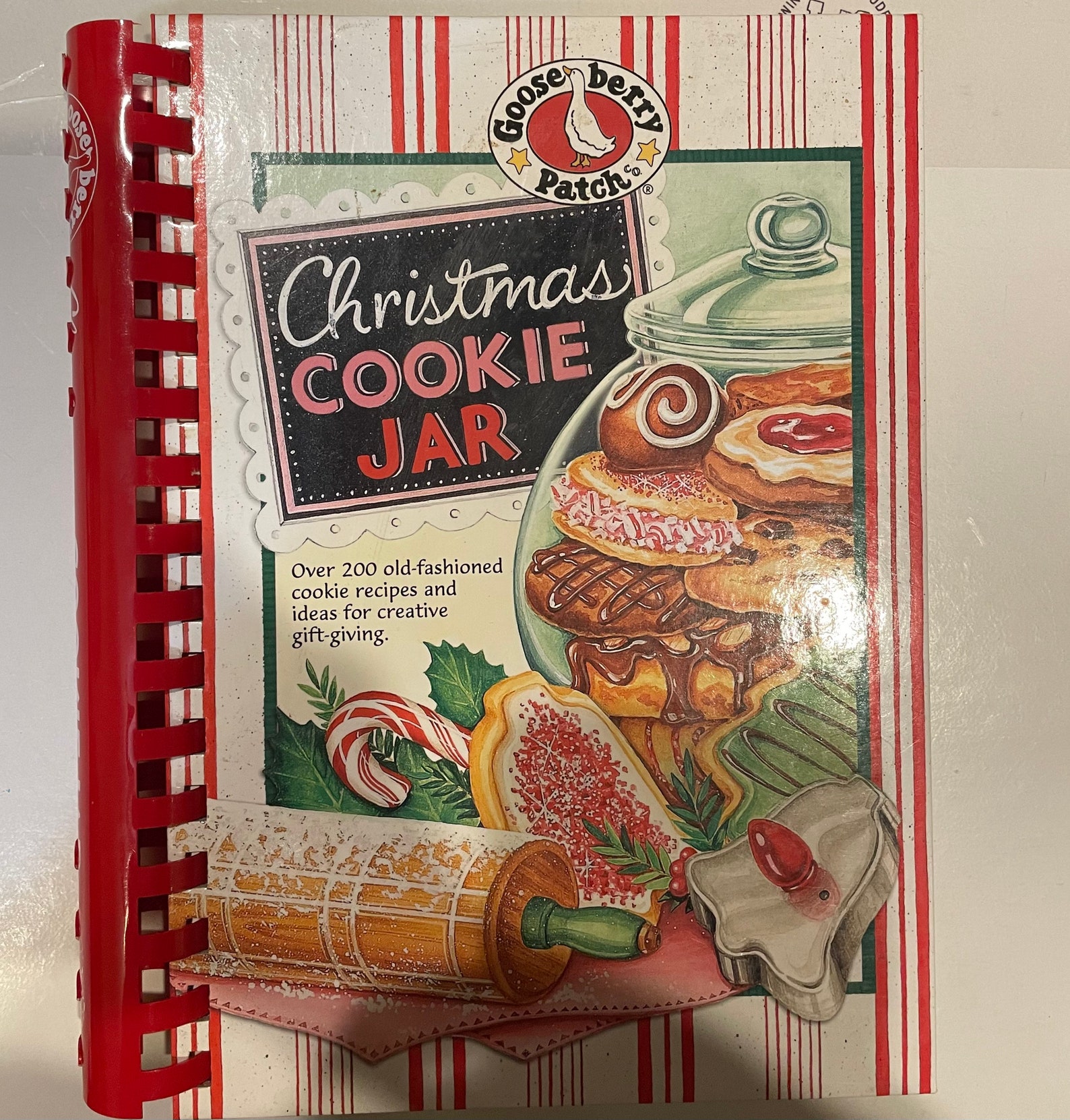 Gooseberry Patch Cookbook christmas Cookie Jar or Christmas Etsy