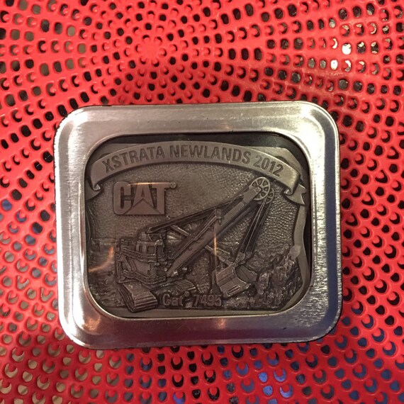caterpillar belt buckle
