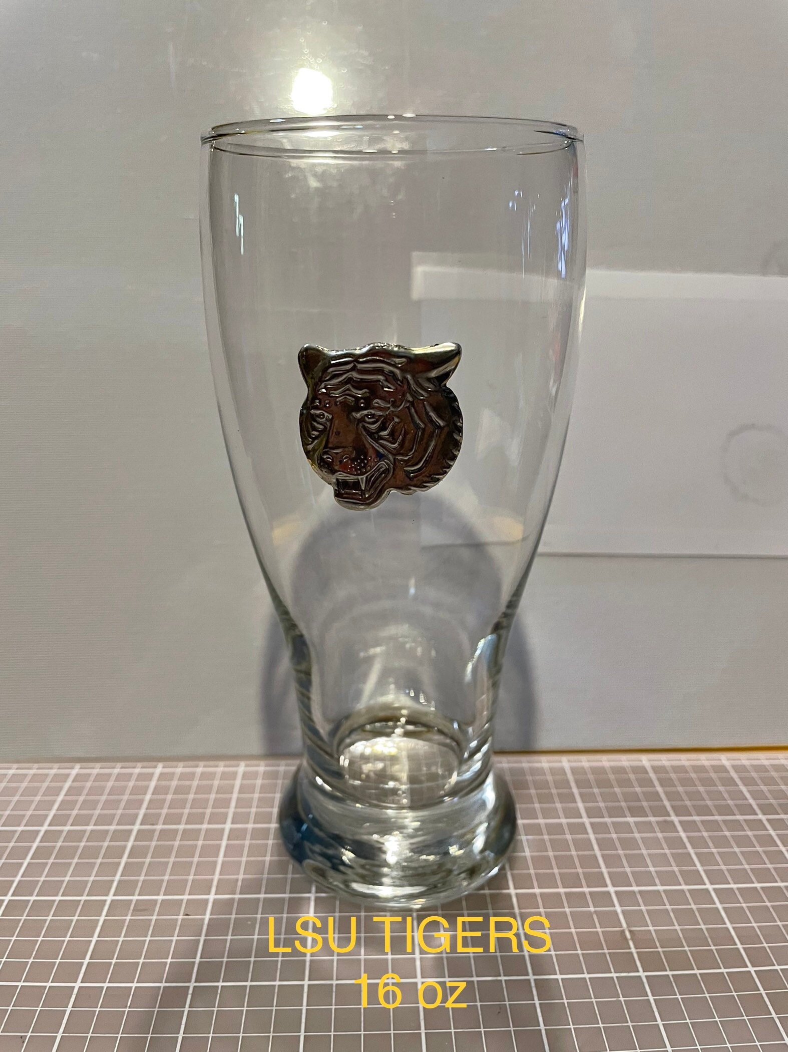 College Tiger Beer Glass Collectible Etsy