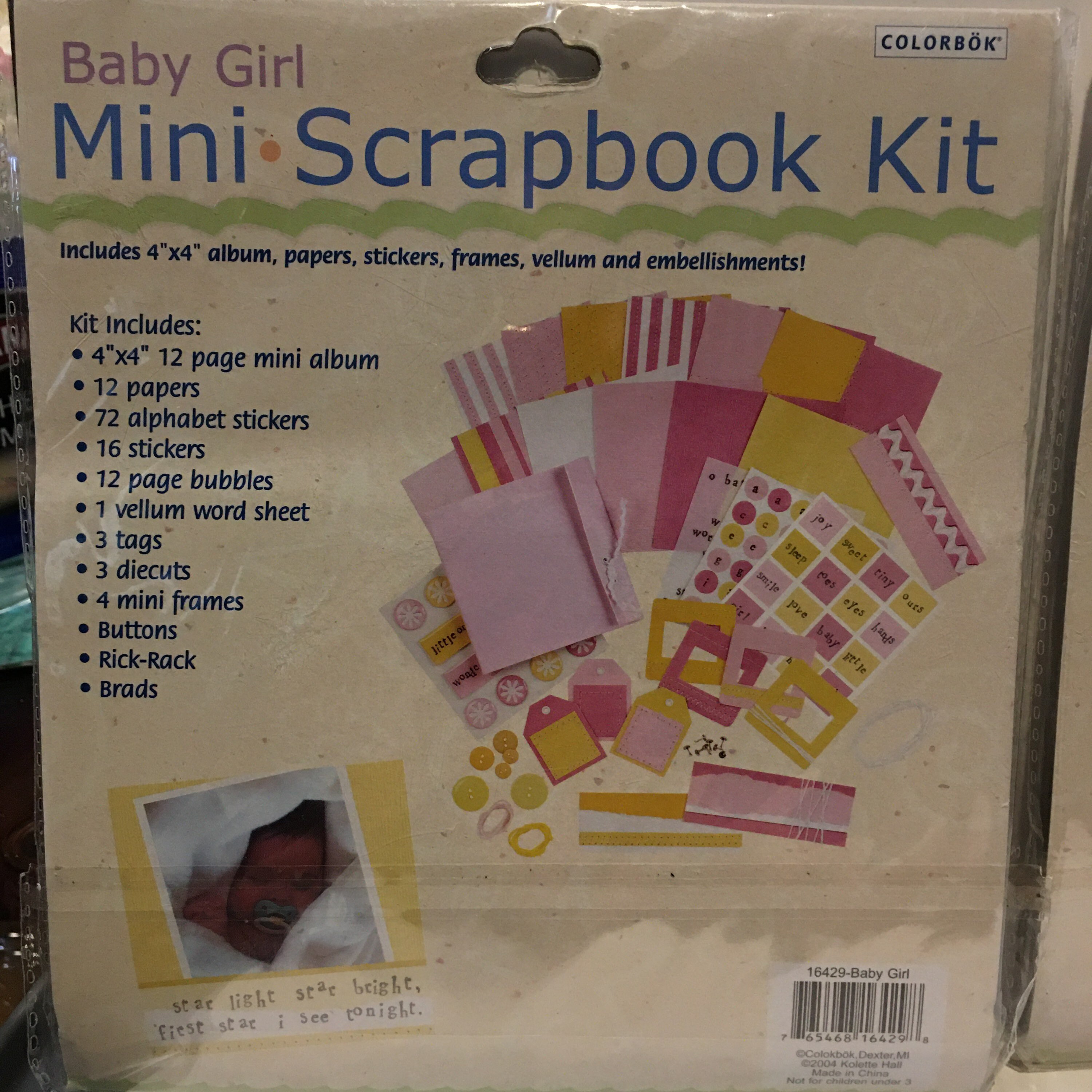 Mini Scrapbook Kit Baby Girl OR Baby Boy Etsy