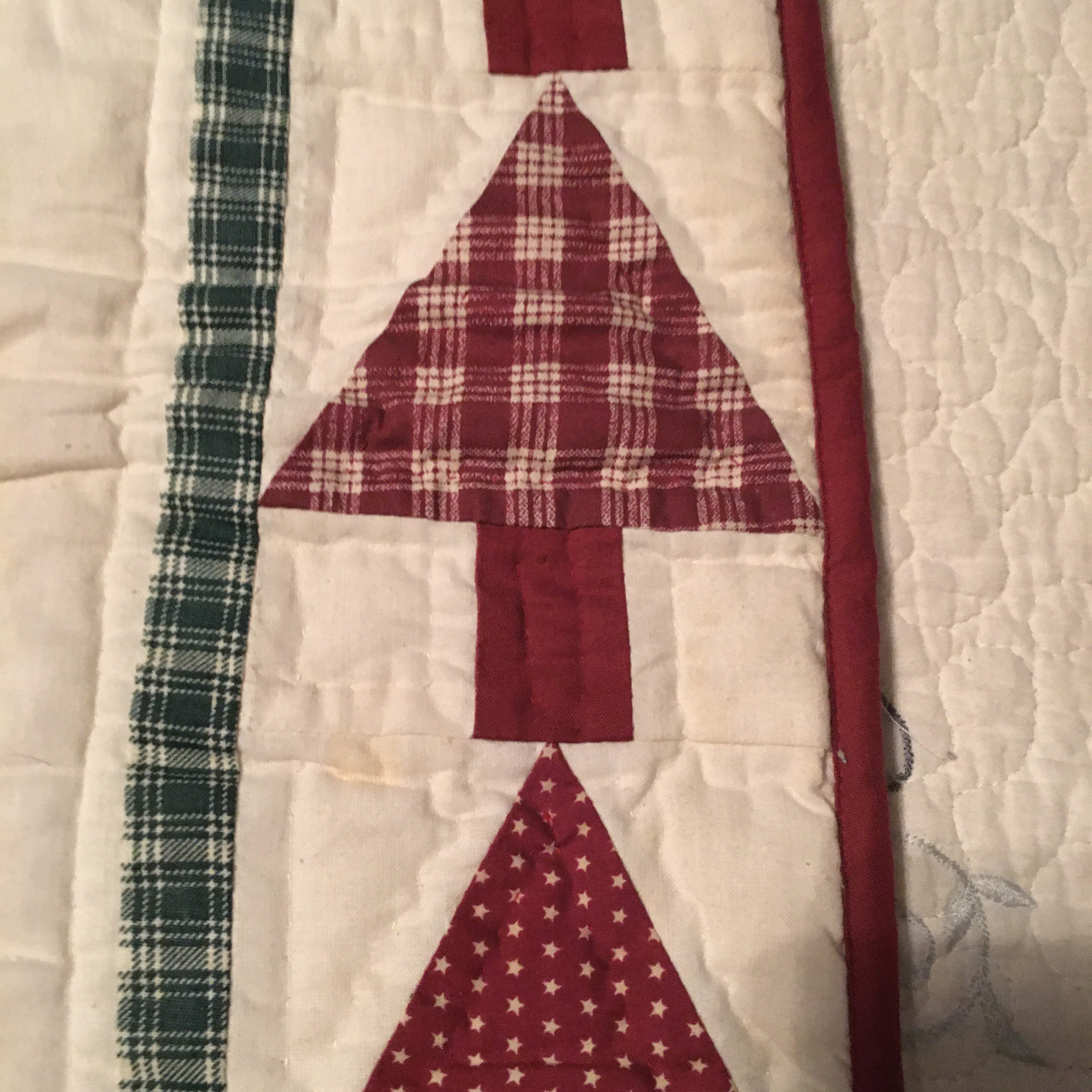 Quilted Christmas Wall Hanging Etsy