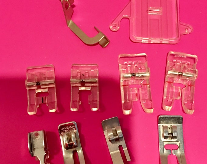 Singer Sewing Machine Feet 9 Parts & 1 Etsy