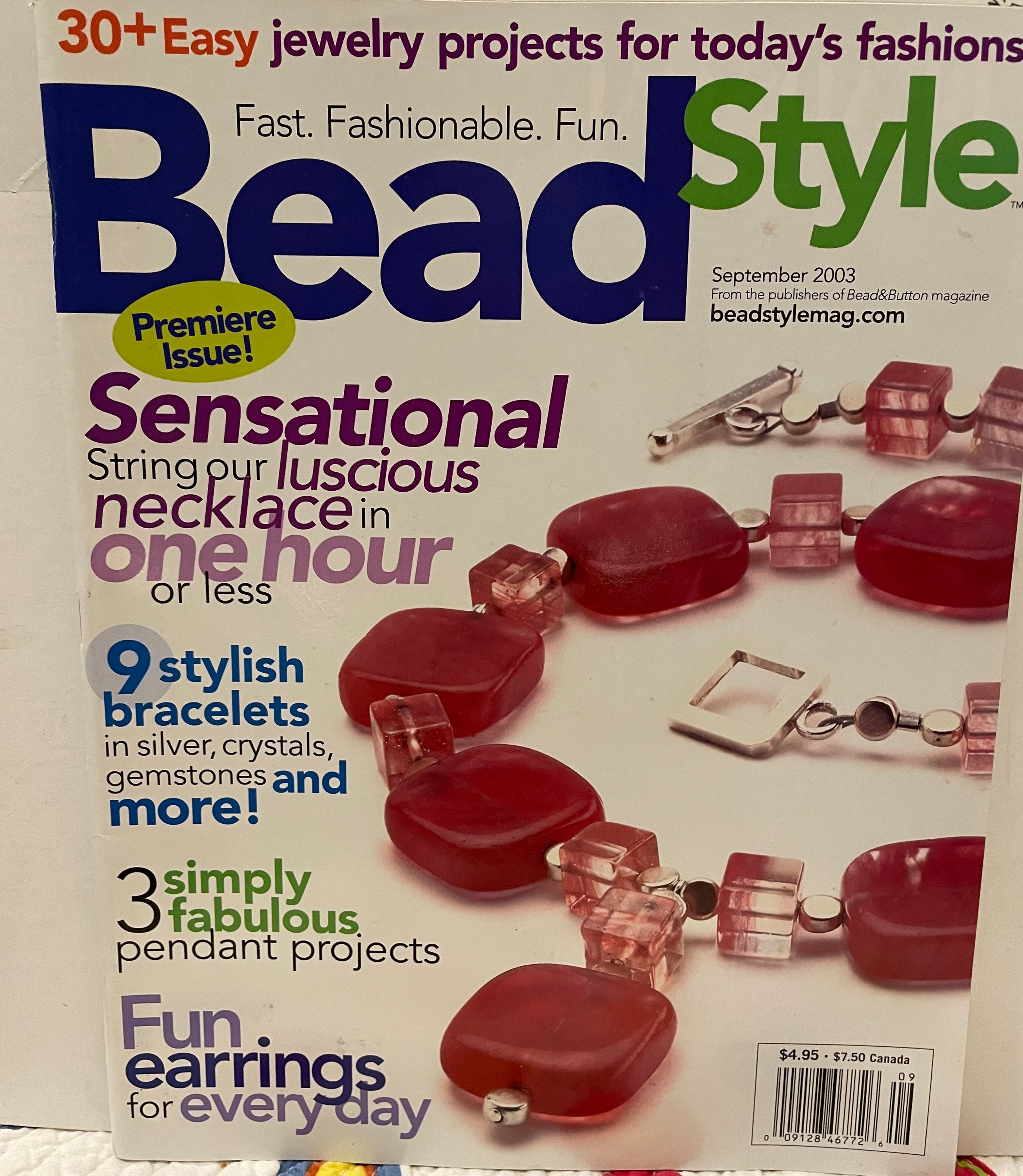 Bead style Magazine Back issues Etsy 日本