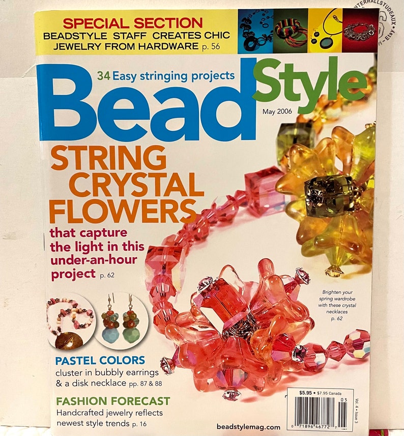 Bead style Magazine Back issues Etsy