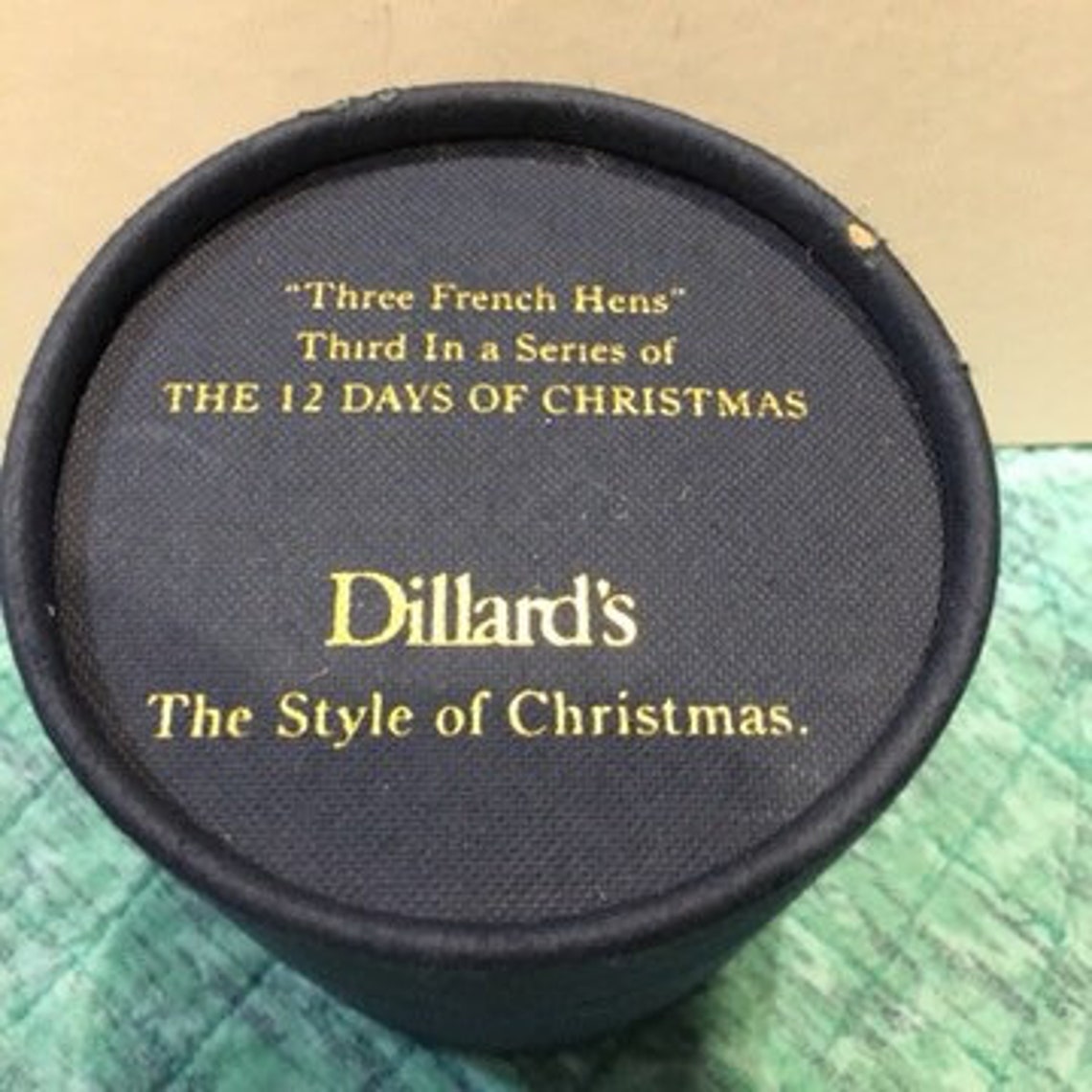 Dillards 12 days of Christmas ornament Etsy